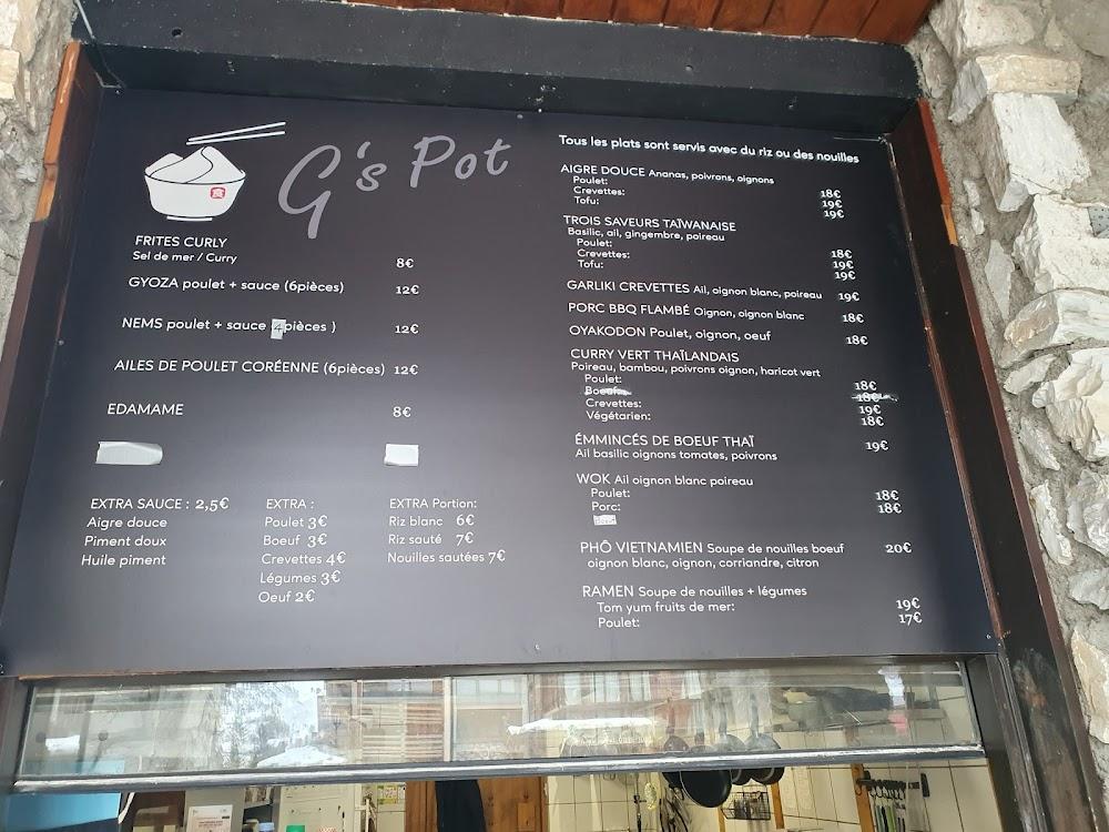 G's Pot Val d'Isère - Menu Image 3